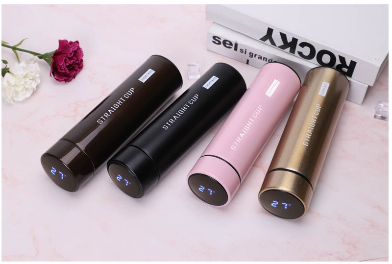 【LIVEGOGO】304不锈鋼智能顯溫度保溫瓶 500ml - Image 4