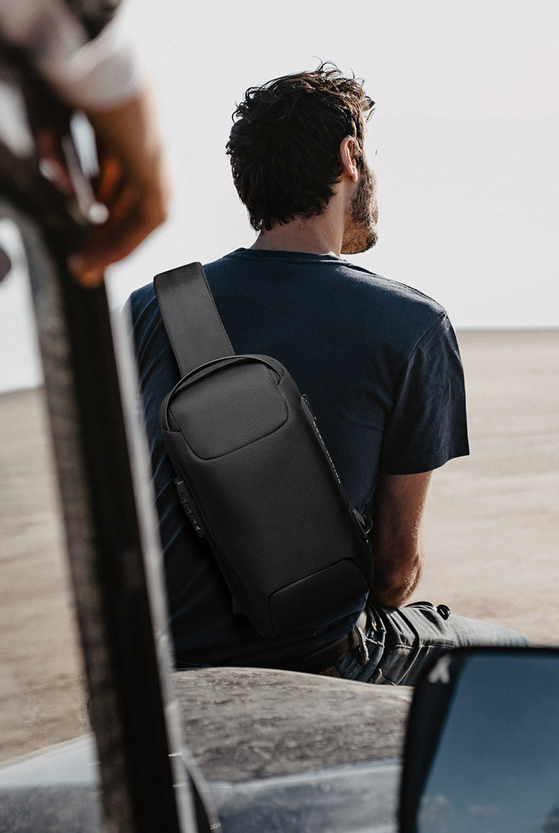 【LIVEGOGO】BANGE班歌防水防盜單肩胸包 - Image 5